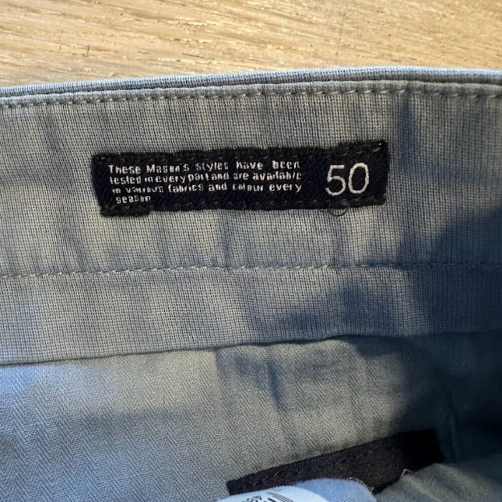 MASON'S CHINO PANTS SIZE 34/35 - Picture 3 of 9